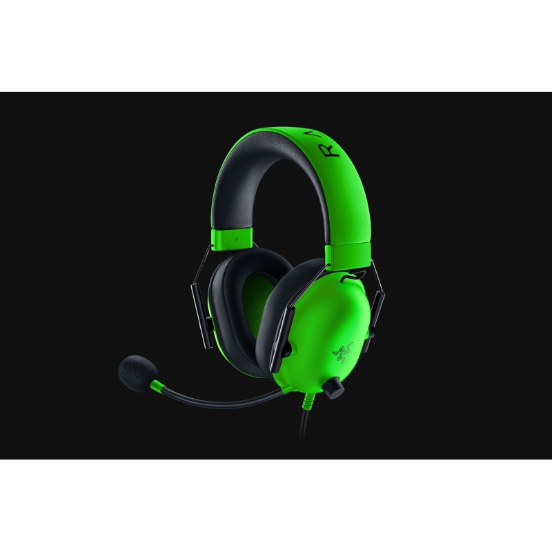 Razer BlackShark V2 X Auricolare Cablato A Padiglione Giocare Verde, Nero