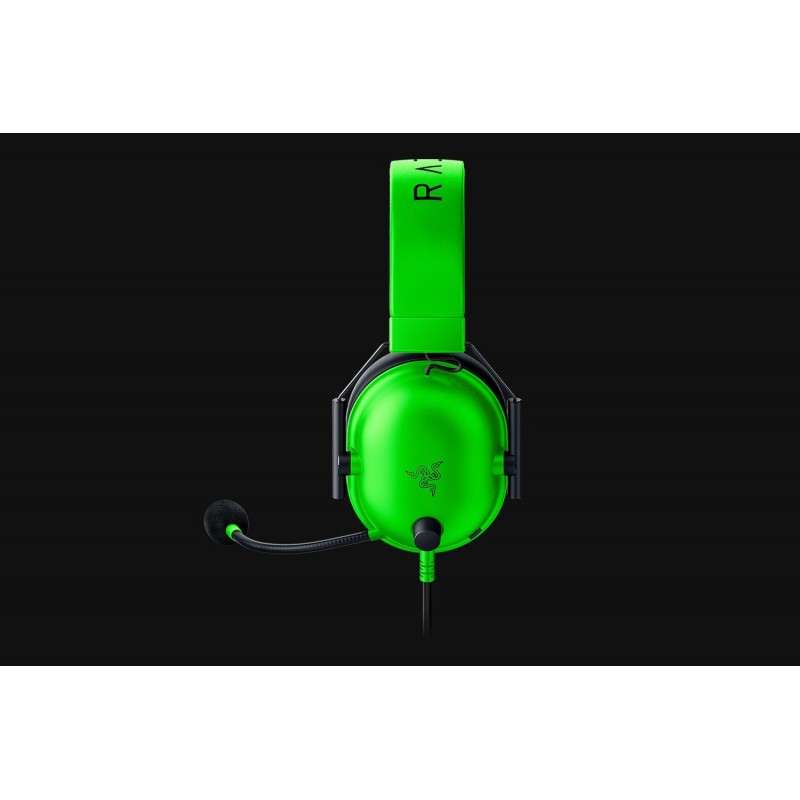 Razer BlackShark V2 X Auricolare Cablato A Padiglione Giocare Verde, Nero