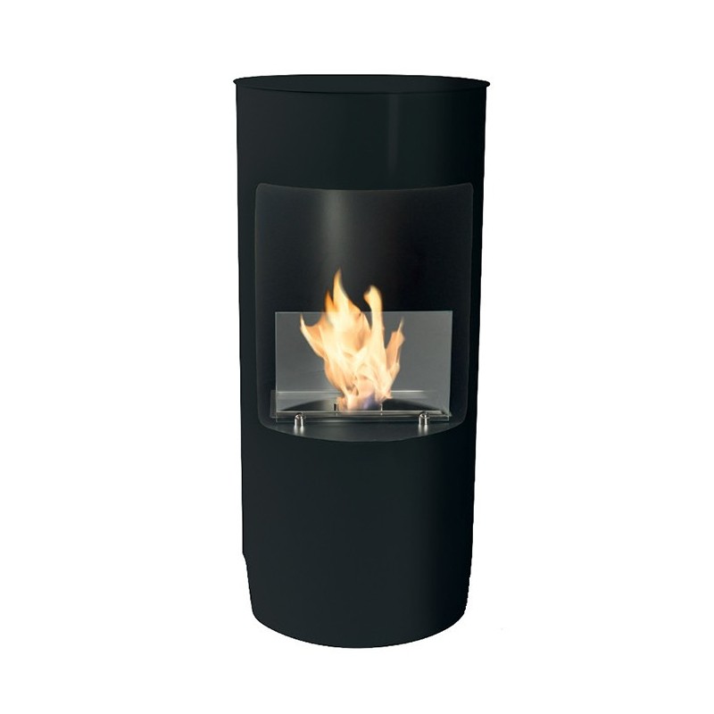 Tecno Air System Cortina Interior Chimenea independiente Bioetanol Negro