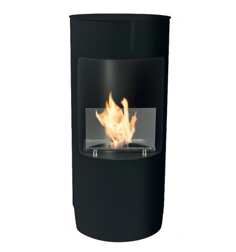 Tecno Air System Cortina Interior Chimenea independiente Bioetanol Negro