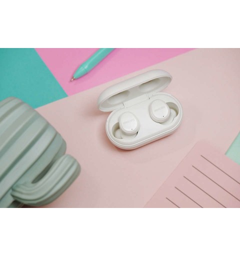 Philips 4000 series TAT4556WT 00 headphones headset Wireless In-ear Bluetooth White
