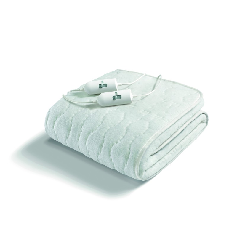 Imetec 16804 coperta cuscino elettrico Coperta elettrica 55 W Bianco Tessuto