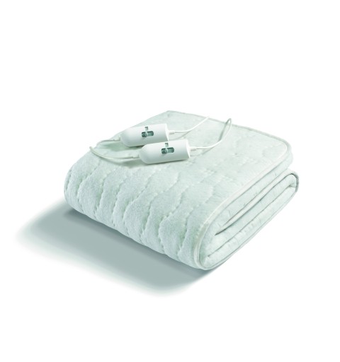 Imetec 16804 coperta cuscino elettrico Coperta elettrica 55 W Bianco Tessuto