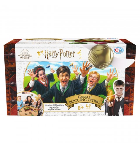 Wizarding World Harry Potter Caccia al Boccino d'oro, gioco di Quidditch da tavola per streghe, maghi e Babbani