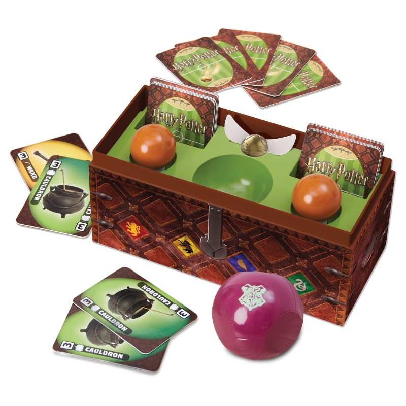 Wizarding World Harry Potter Atrapa la Snitch Dorada, juego de mesa de Quidditch para Brujas, Magos y Muggles