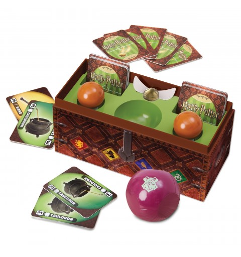 Wizarding World Harry Potter Atrapa la Snitch Dorada, juego de mesa de Quidditch para Brujas, Magos y Muggles