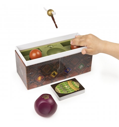 Wizarding World Harry Potter Atrapa la Snitch Dorada, juego de mesa de Quidditch para Brujas, Magos y Muggles