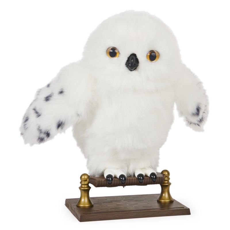 Wizarding World Harry Potter, Enchanting Hedwig Interactive Owl with Over 15 Sounds and Movements and Hogwarts Envelope, Kids
