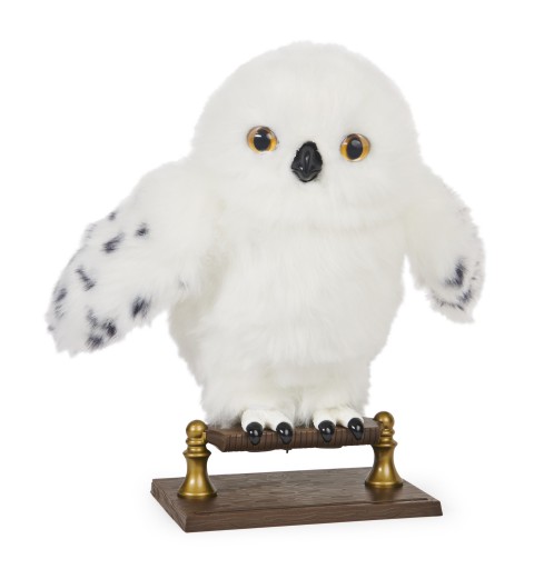 Wizarding World HARRY POTTER- -LECHUZA HARRY POTTER INTERACTIVA- Peluche Hedwig Interactivo "Enchanting Hedwig" -más de 15