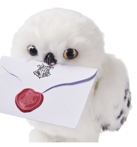 Wizarding World Harry Potter, Enchanting Hedwig Interactive Owl with Over 15 Sounds and Movements and Hogwarts Envelope, Kids