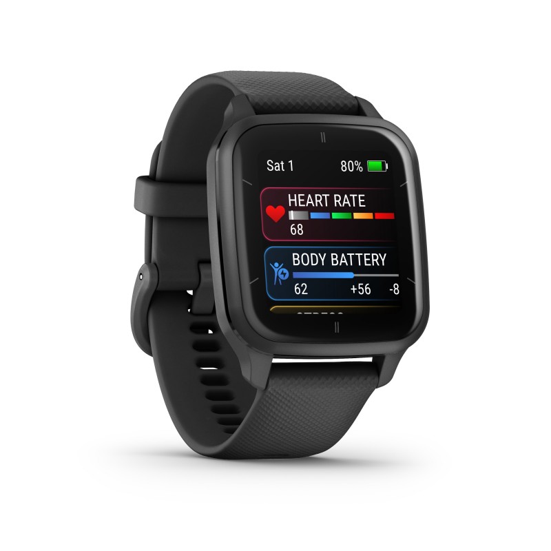 Garmin Venu Sq 2 - Music Edition, Smartwatch, Display 1,4" AMOLED, GPS, Cardio, SpO2, 25+ App Sport & Fitness, Pay, Musica,