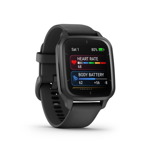 Garmin Venu Sq 2 - Music Edition, Smartwatch, Display 1,4" AMOLED, GPS, Cardio, SpO2, 25+ App Sport & Fitness, Pay, Musica,