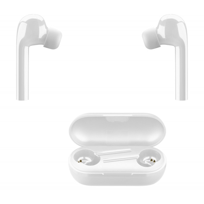 Cellularline Flag Auricolari Bluetooth® in-ear con carica batteria portatile con play-time totale fino a 28 ore e controlli