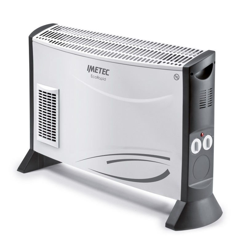 Imetec Eco Rapid Intérieure Gris, Blanc 2000 W Chauffage électrique à convecteur