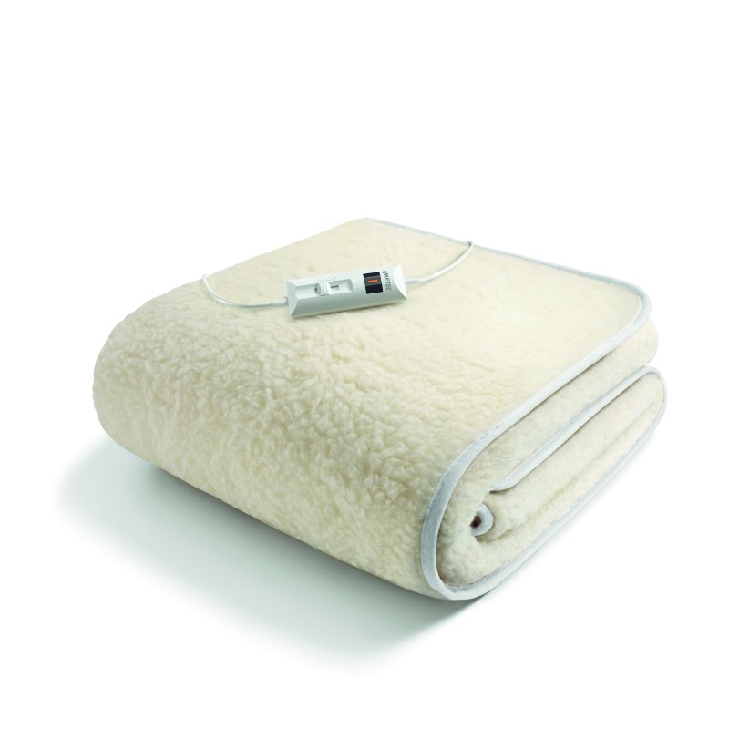 Imetec 16799 coperta cuscino elettrico Coperta elettrica 55 W Bianco Lana