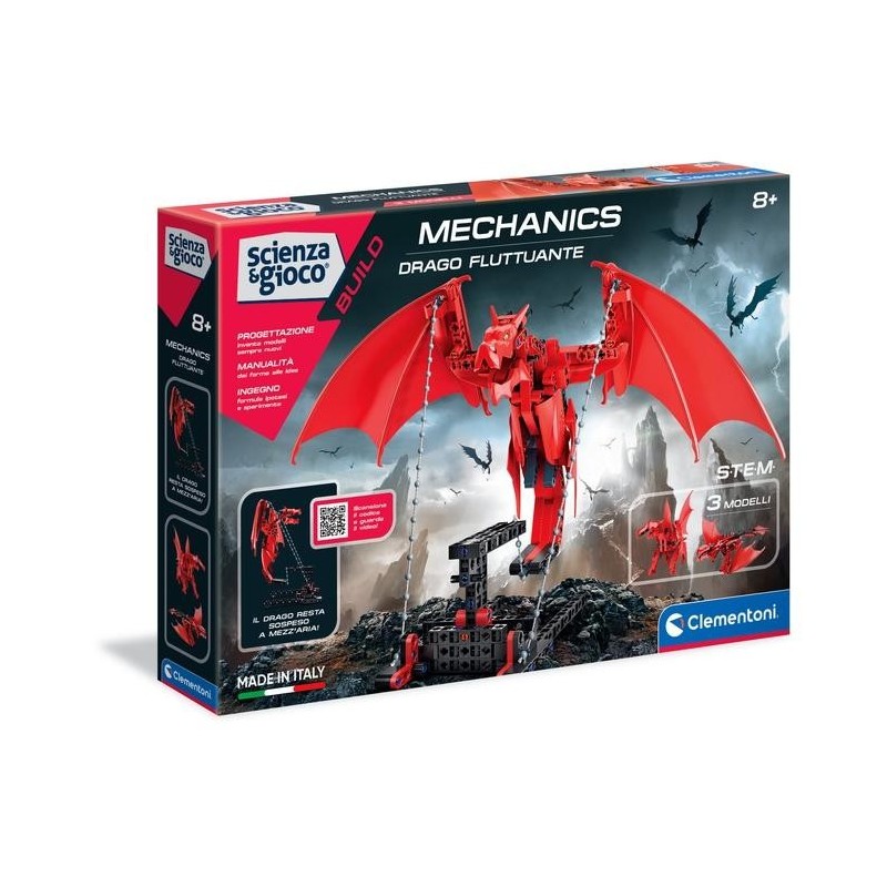 Clementoni Science & Jeu construction DRAGO FLUTTUANTE