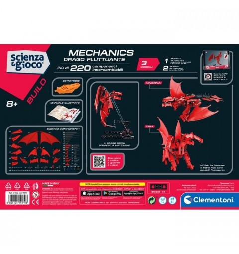 Clementoni Science & Jeu construction DRAGO FLUTTUANTE