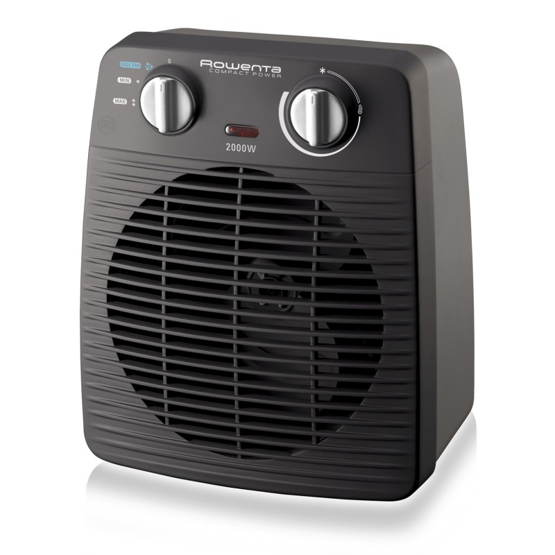 Rowenta Compact Power SO221 Indoor Grey, Black 2000 W Fan electric space heater