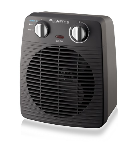 Rowenta Compact Power SO221 Intérieure Gris, Noir 2000 W Chauffage de ventilateur électrique