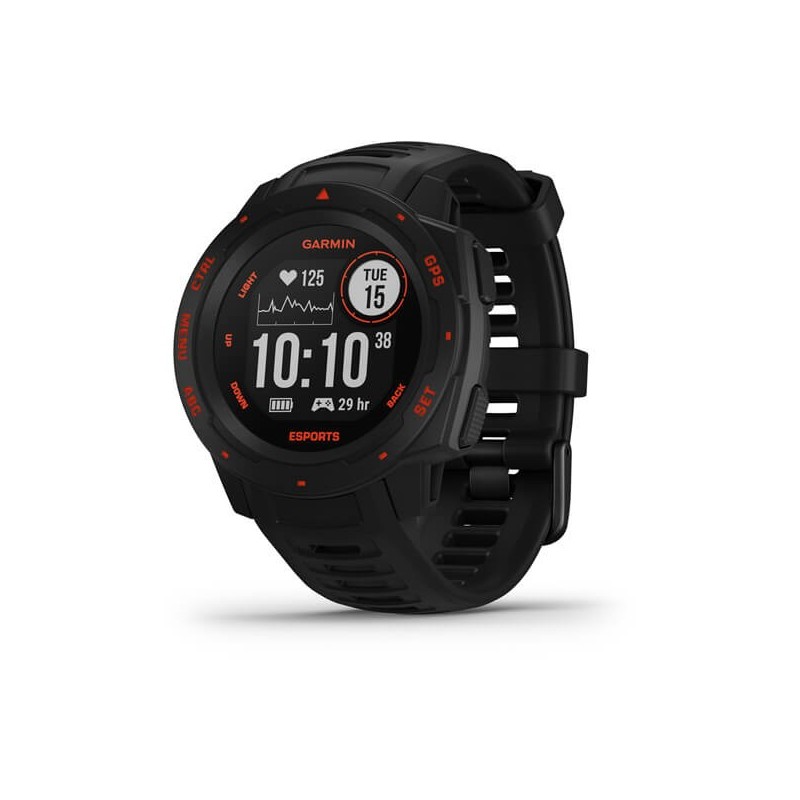 Garmin Instinct Esports Edition MIP Nero, Rosso GPS (satellitare)