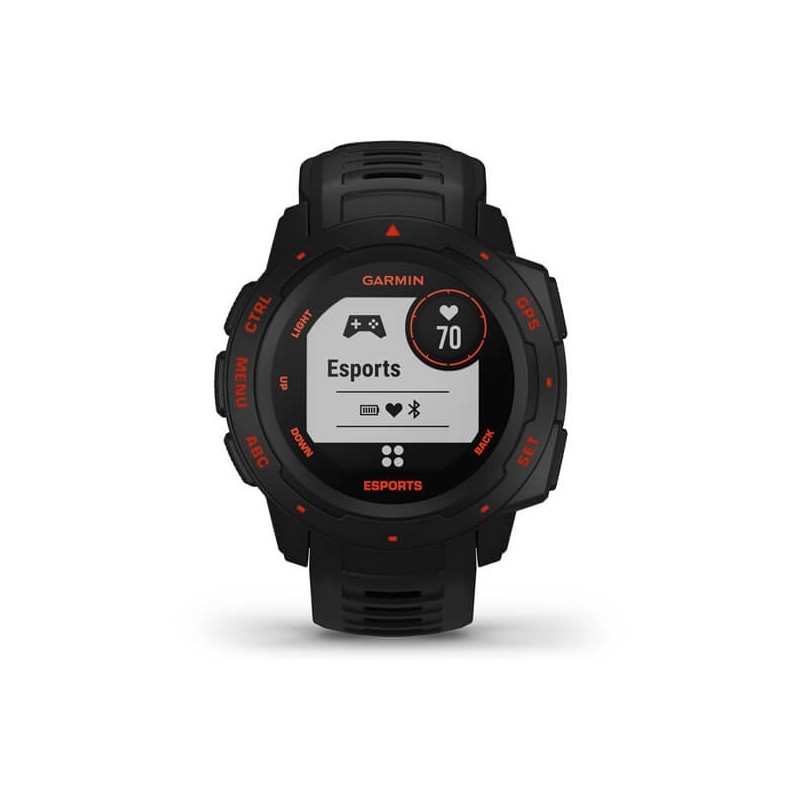 Garmin Instinct Esports Edition MIP Schwarz, Rot GPS