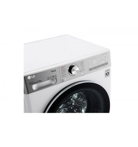 LG F6WV909P2E lavatrice Caricamento frontale 9 kg 1600 Giri min A Bianco