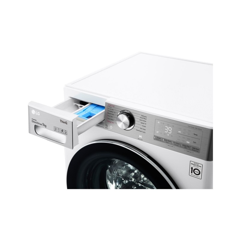 LG F6WV909P2E lavatrice Caricamento frontale 9 kg 1600 Giri min A Bianco