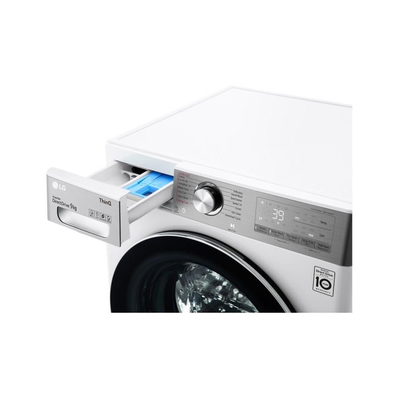LG F6WV909P2E washing machine Front-load 9 kg 1600 RPM A White