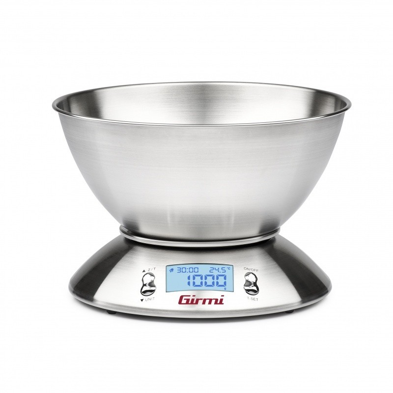 Girmi PS85 Stainless steel Countertop Round Electronic kitchen scale