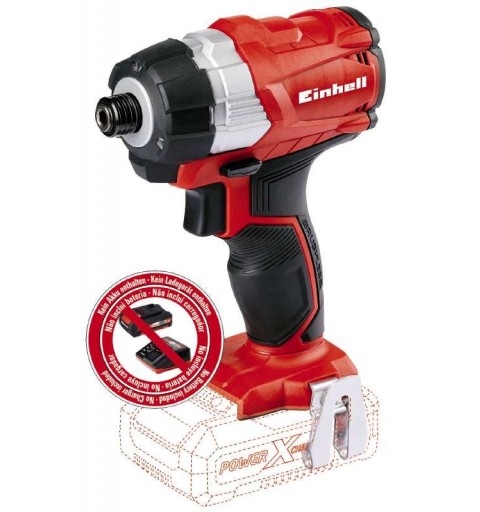 Einhell TE-CI 18 Li 1 4" 2900 Giri min 180 Nm Nero, Rosso