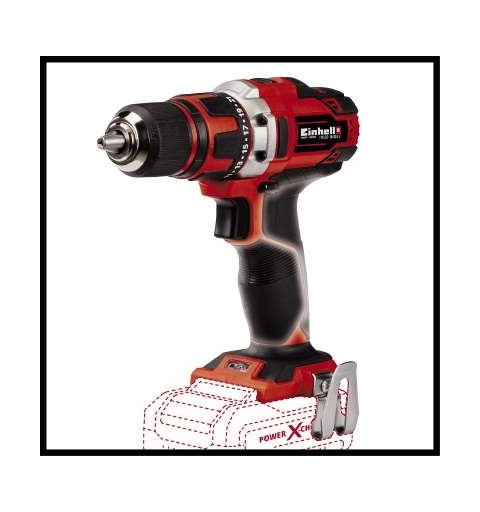 Einhell TE-CD 18 40 Li-Solo 1500 Giri min Senza chiave 1,1 kg Nero, Rosso