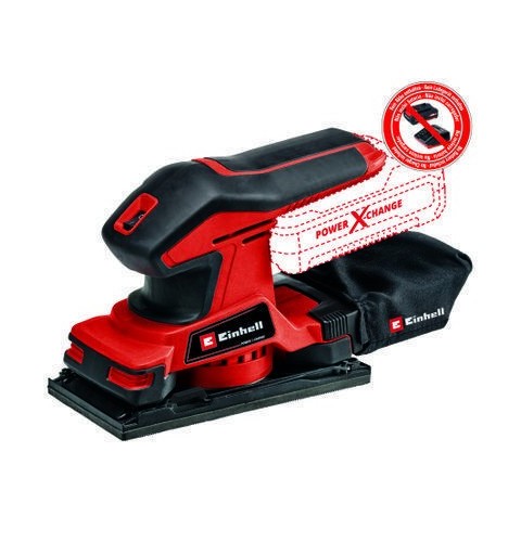 Einhell TC-OS 18 187 Li Solo Smerigliatrice diritta Nero, Rosso