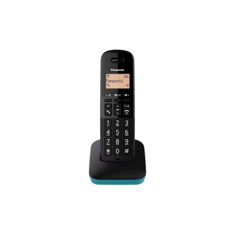 Panasonic KX-TGB610JT Analoges DECT-Telefon Anrufer-Identifikation Schwarz, Blau