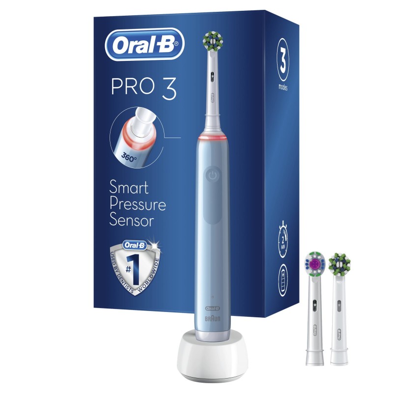 Oral-B PRO 3 3700 Blu Adulto Cepillo dental oscilante Azul