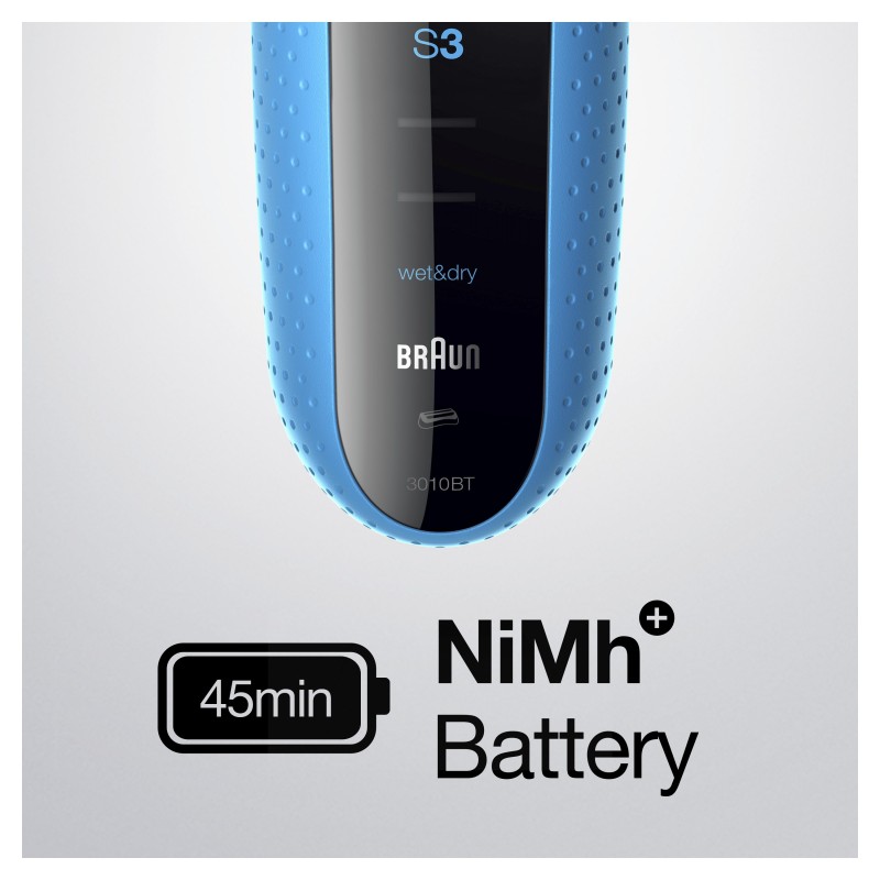 Braun Series 3 Shave&Style 3010BT Folienschaber Trimmer Schwarz, Blau