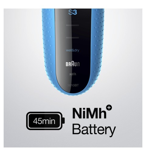 Braun Series 3 Shave&Style 3010BT Folienschaber Trimmer Schwarz, Blau