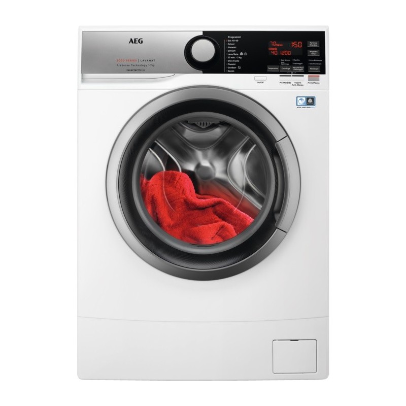 AEG L6SE74S lavadora Carga frontal 7 kg 1351 RPM C Blanco