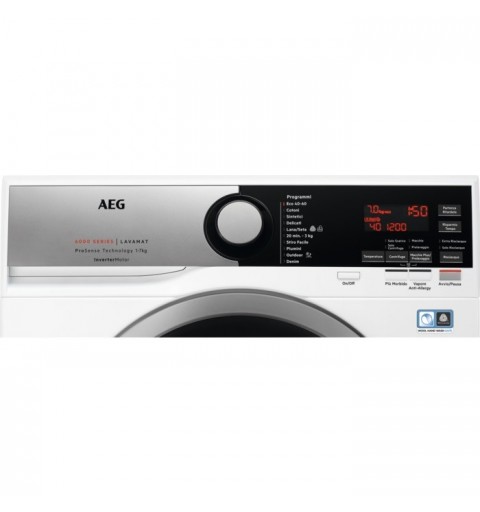 AEG L6SE74S machine à laver Charge avant 7 kg 1351 tr min C Blanc