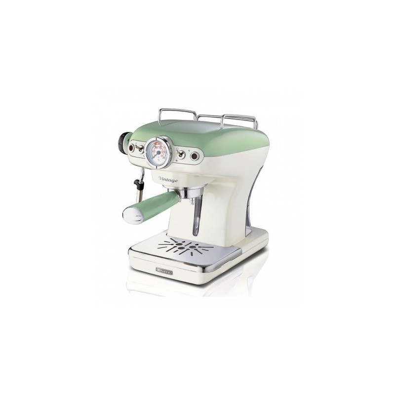 Ariete 1389, Macchina per Caffè Espresso Vintage, 850 W, Verde