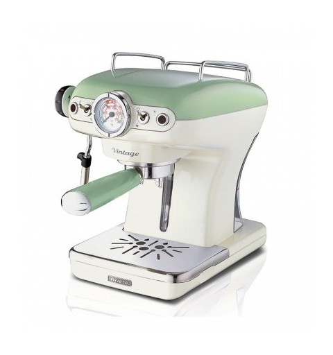 Ariete 1389, Macchina per Caffè Espresso Vintage, 850 W, Verde