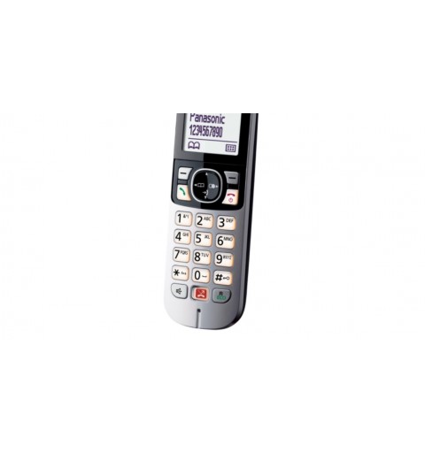 Panasonic KX-TG6852JTB telefono Telefono DECT Identificatore di chiamata Nero, Grigio