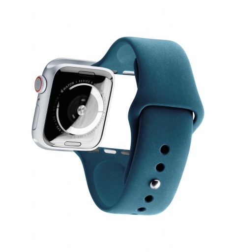 Cellularline Urban Band - Apple Watch 42 44 mm Cinturino in silicone per Apple Watch Blu