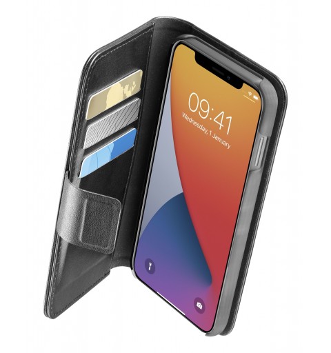 Cellularline Book Agenda mobile phone case 17 cm (6.7") Folio Black