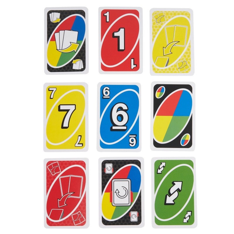 Games UNO Triple Play Juego De Cartas Perder las cartas