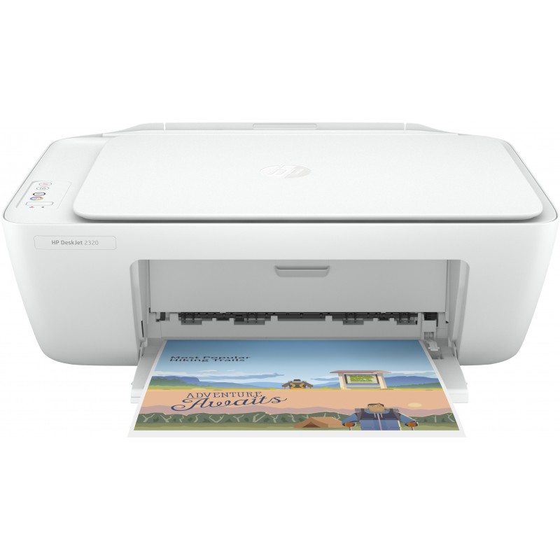 HP DeskJet 2320 All-in-One Printer, Color, Drucker für Home, Drucken, Kopieren, Scannen, Scannen an PDF