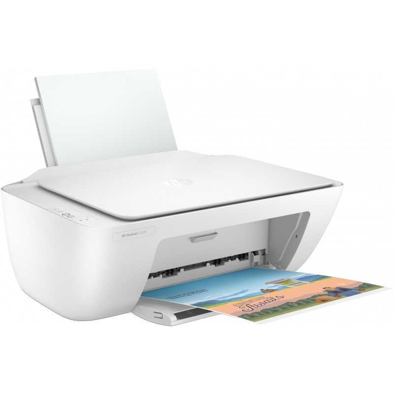 HP DeskJet 2320 All-in-One Printer, Color, Impresora para Home, Impresión, copia, escáner, Escanear a PDF