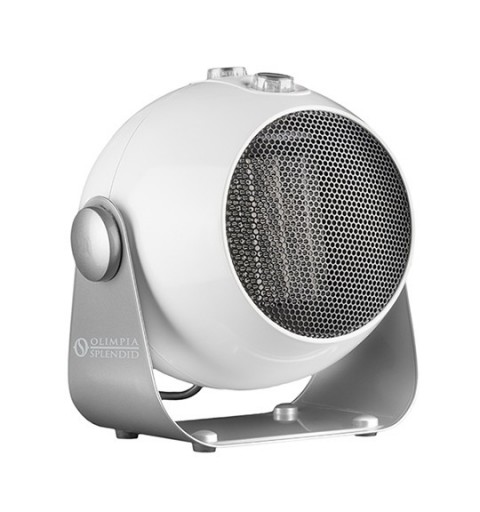 Olimpia Splendid Caldodesign Interno Argento, Bianco 1800 W Riscaldatore ambiente elettrico con ventilatore