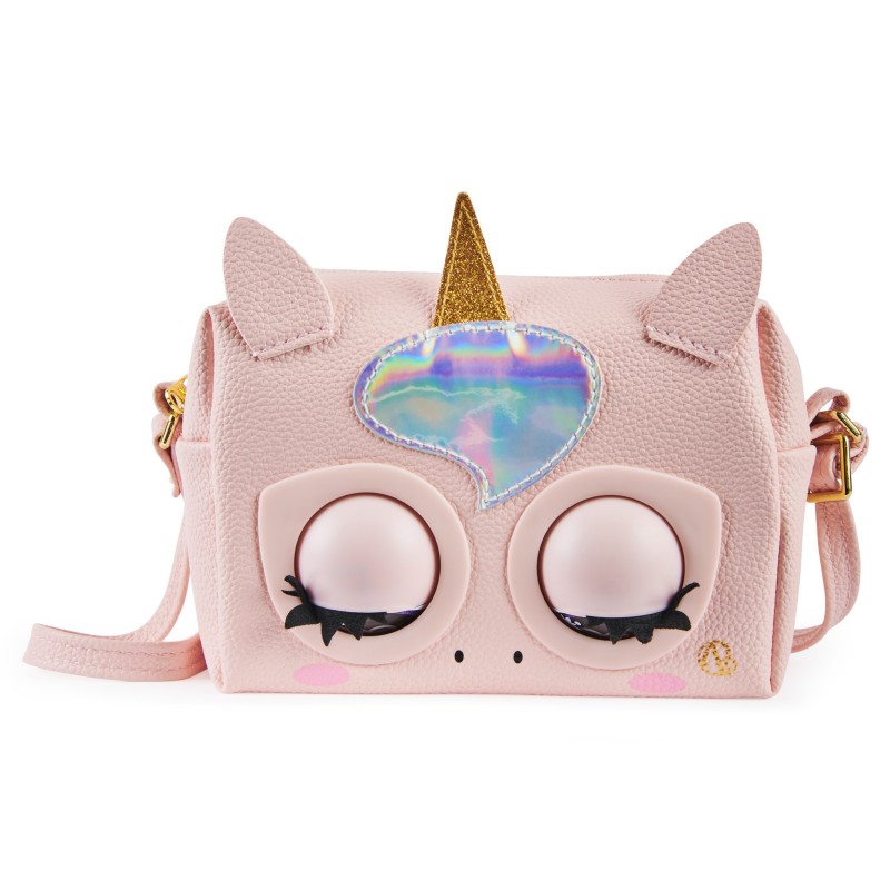 Purse Pets LICORNE - COMPAGNON INTERACTIF FORMAT SAC A MAIN - Animal Interactif Qui Cligne Des Yeux Avec Effets Sonores et