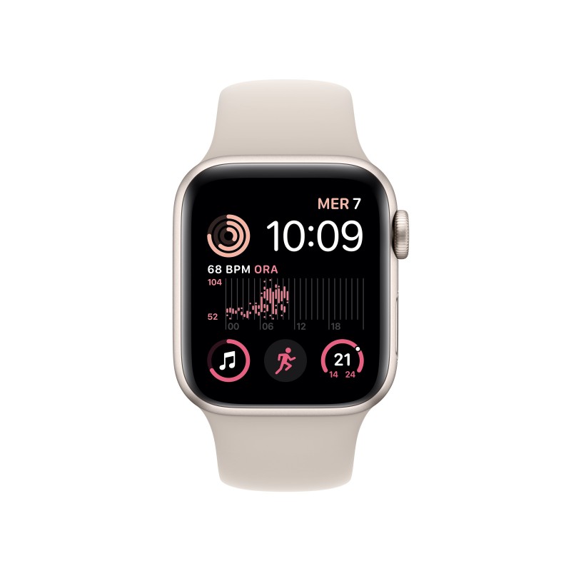 Apple Watch SE GPS 40mm Cassa in Alluminio color Galassia con Cinturino Sport Band Galassia - Regular