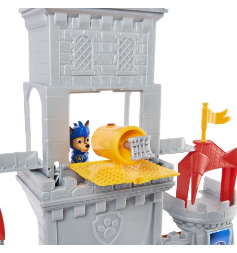 PAW Patrol Rescue Knights Castle HQ Transforming 11-Piece Playset with Chase and Mini Dragon Draco Action Figures